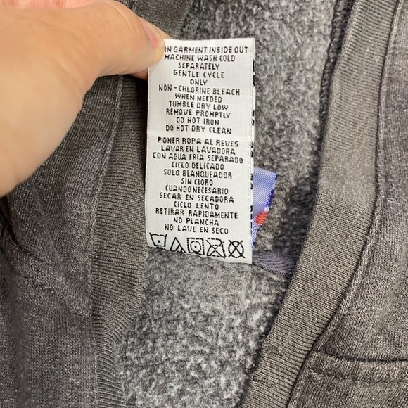 Denver Broncos Gray NFL Hooded Sweatshirt Small - Picture 5 of 9